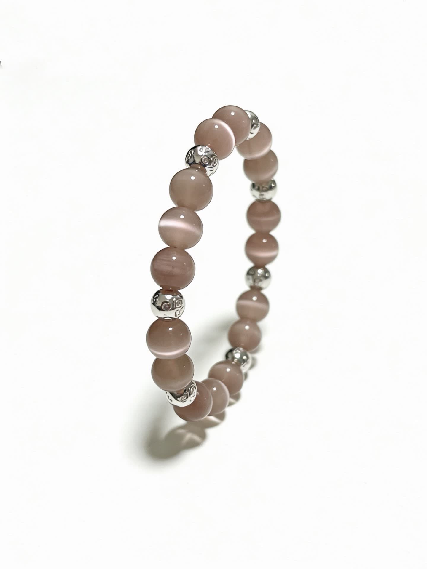 Tiffany & Co. Gray Beaded Bracelet